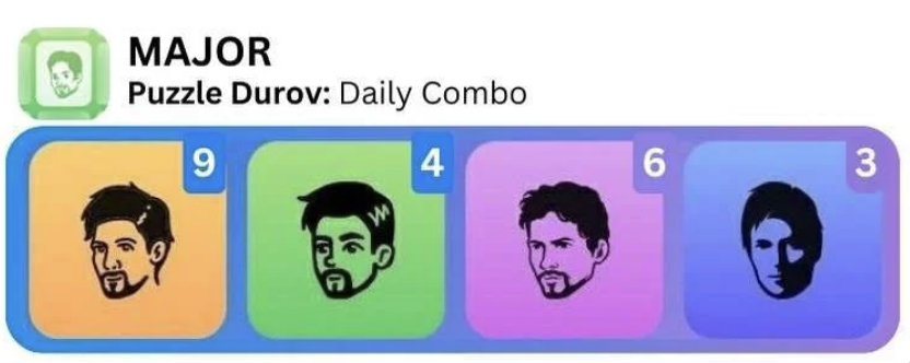 Major Durov Puzzle Daily Combo 17/18 March 2025